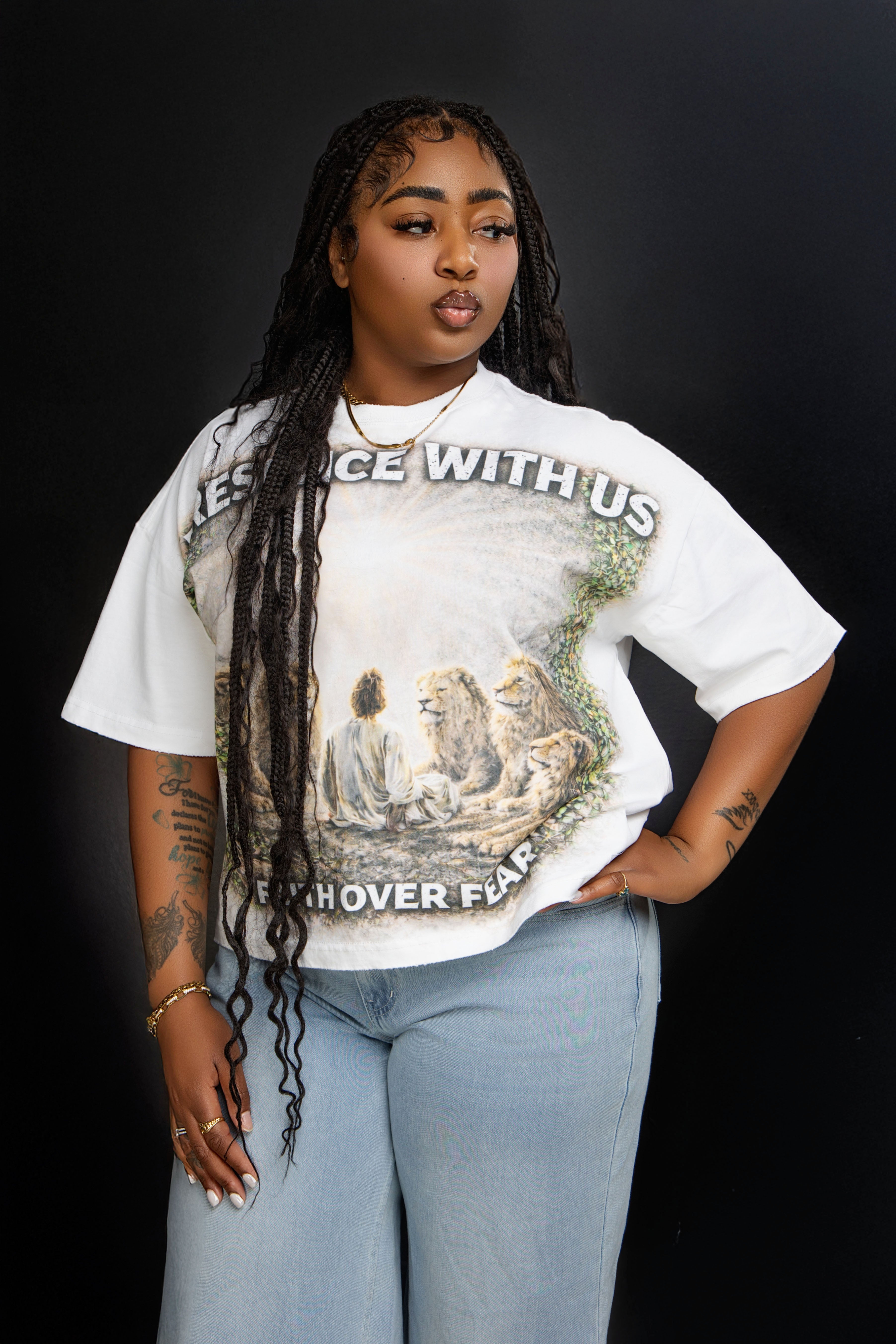 Presence With Us Daniel Faith Over Fear Tee