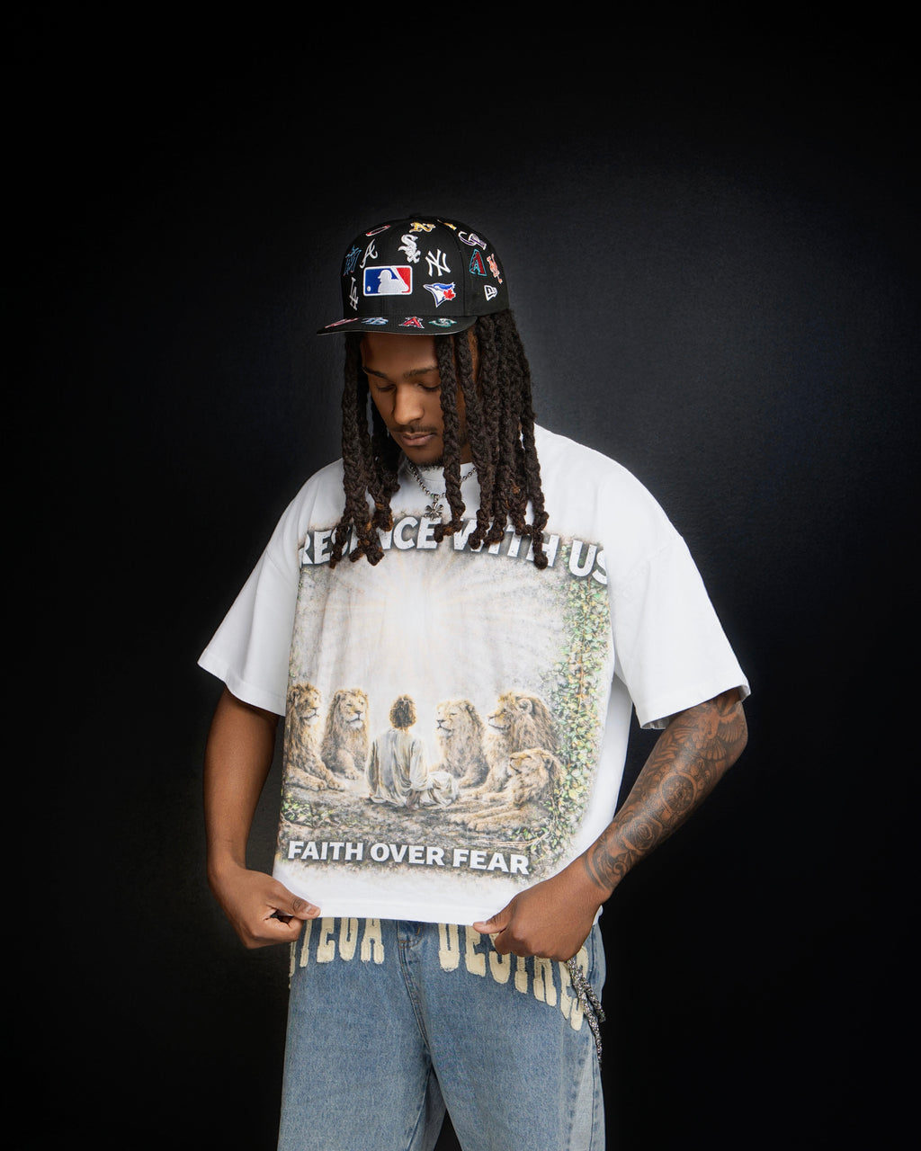 Presence With Us Daniel Faith Over Fear Tee
