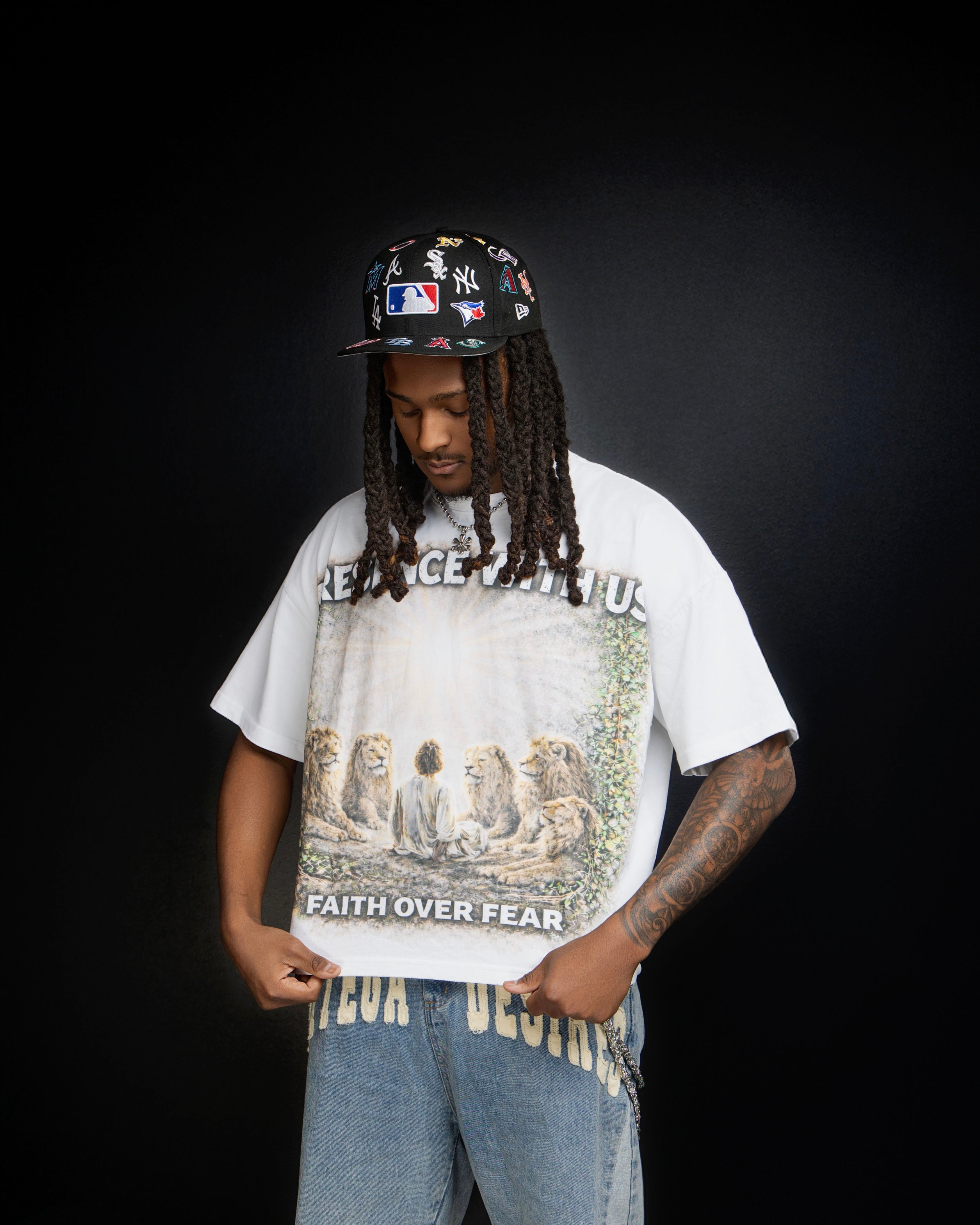 Presence With Us Daniel Faith Over Fear Tee